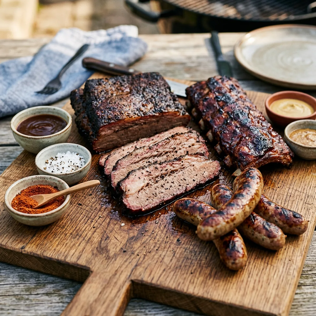 August Rauch – Frisches Grillgut mit Brisket, Spareribs und Gewürzen
